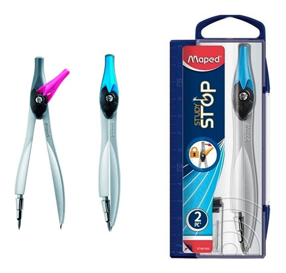 Imagen ilustrativa de Compas Maped Study Stop c/mina en estuche Ref: