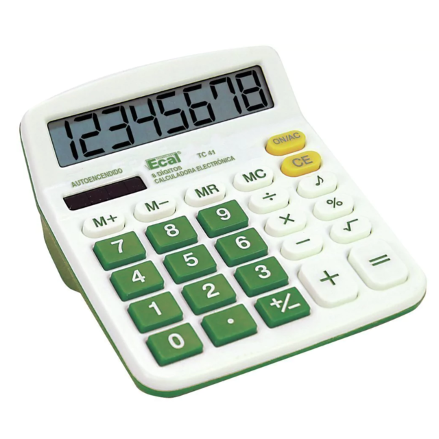 Imagen ilustrativa de Calculadora Ecal TC41 8 Digitos