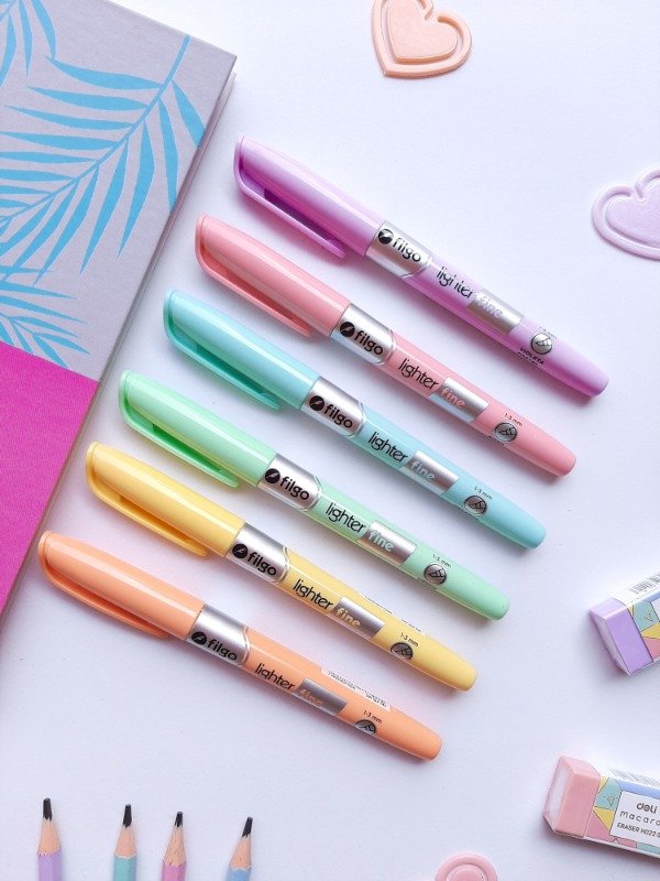 Imagen ilustrativa de Resaltador Filgo lighter fine pastel pta biselada