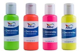 Imagen ilustrativa de ACRILICO DECORALBA 408 x60ML. AMARILLO FLUO