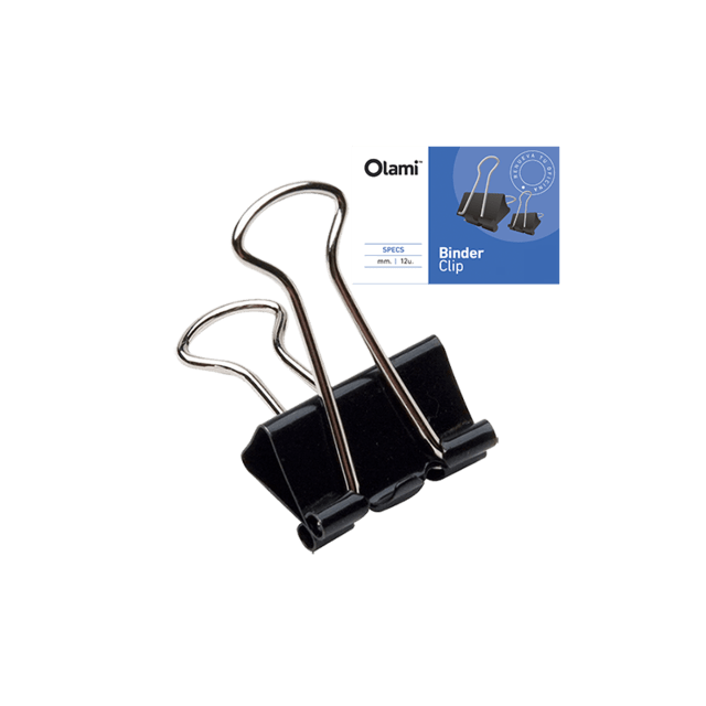 Imagen ilustrativa de Aprieta Papel Olami binder 41mm caja x 12 MT101