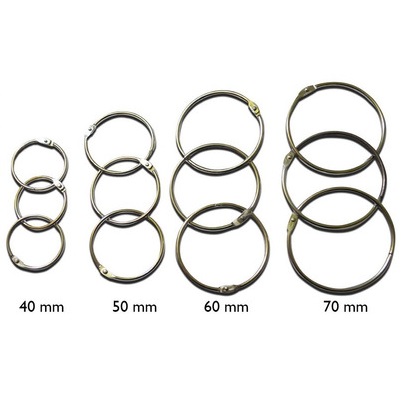 Imagen ilustrativa de Aros p/carpeta  40mm caja x 100 un