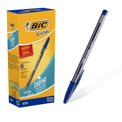 Imagen ilustrativa de Boligrafo BIC Cristal Intenso azul 1.6mm
