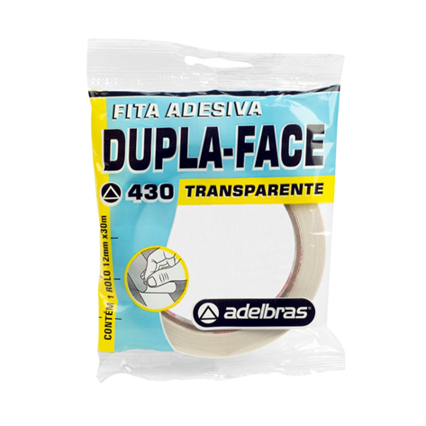 Imagen ilustrativa de Cinta bifaz Adelbras 12mm x 30 mts paq