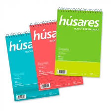 Imagen ilustrativa de BLOCK HUSARES 6404 ESP ESQUELA # X 80 HOJAS