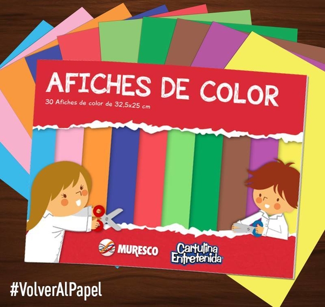 Imagen ilustrativa de Block Muresco papel afiche x50hjs