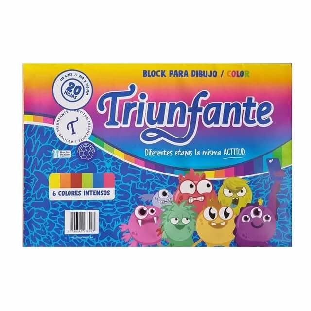 Imagen ilustrativa de Block de dibujo Nº5  x 20 hjs color