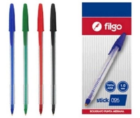 Imagen ilustrativa de BOLIGRAFO FILGO STICK 026 1.0 AZUL