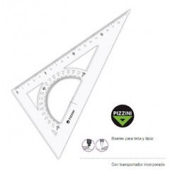 Imagen ilustrativa de ESCUADRA  PIZZINICRISTAL 20x60 (146122)