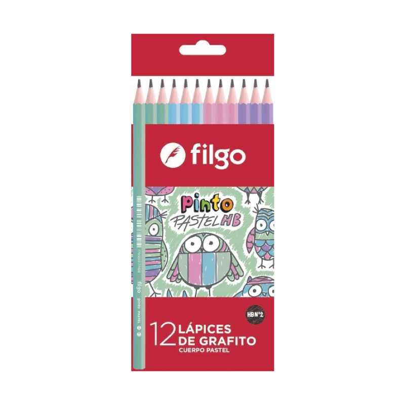Imagen ilustrativa de LAPIZ FILGO PINTO HB Nro 2  x 12 U. PASTEL