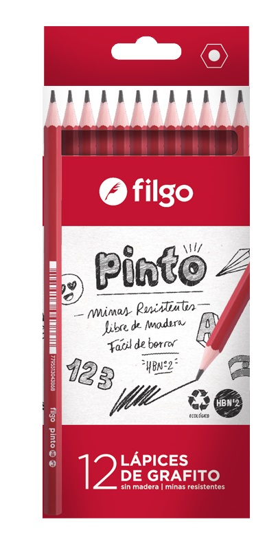 Imagen ilustrativa de LAPIZ FILGO PINTO HB Nro 2  x 12 U.