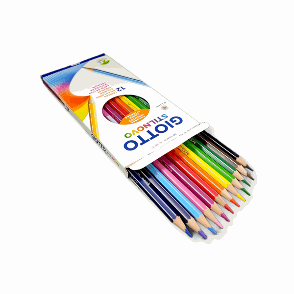 Imagen ilustrativa de Lapices de colores Giotto Stilnovo x 12 largos