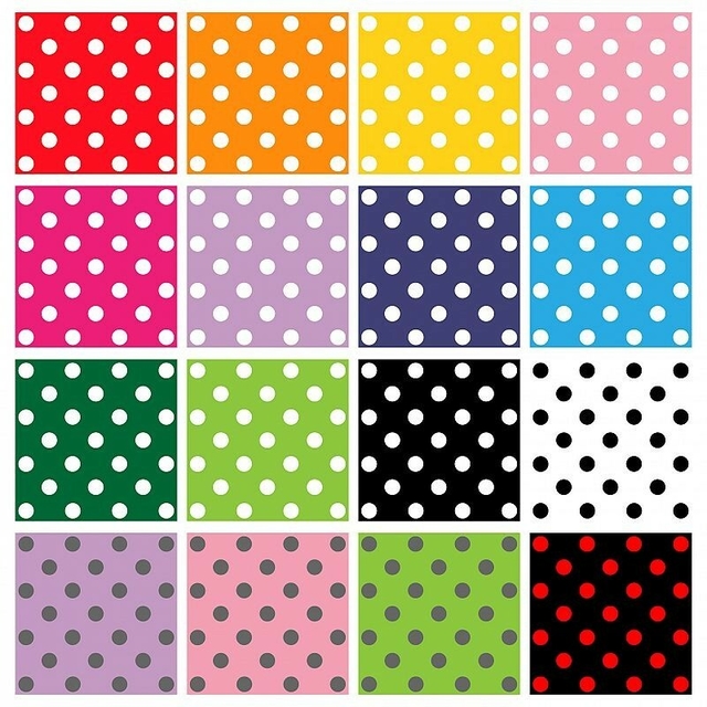 Imagen ilustrativa de Papel Lunares color