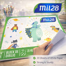 Imagen ilustrativa de BLOCK 1028 Nro 5 BLANCO P/DIBUJO 20 H. L