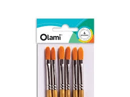 Imagen ilustrativa de PINCEL OLAMI PI150 Nº4 x 6 U. LENGUA DE GATO