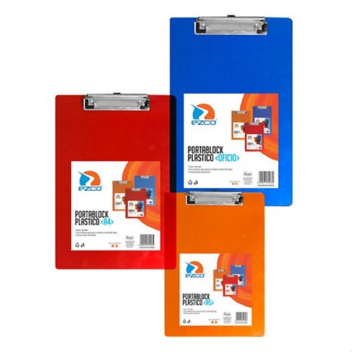 Imagen ilustrativa de Portablock plastico A4 c/clip metal