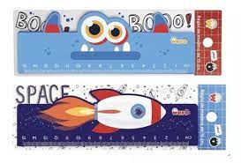 Imagen ilustrativa de Regla escolar de madera Wero 15 cm Boo! /Space