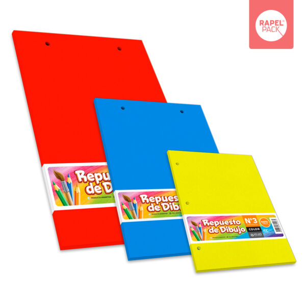 Imagen ilustrativa de Repuesto p/dibujo N° 3 color 6 hjs