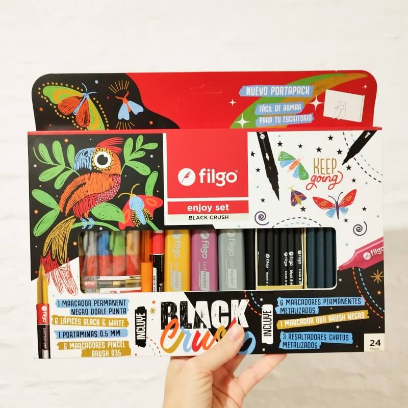 Imagen ilustrativa de Set Enjoy Filgo Black Crush 24 pzs