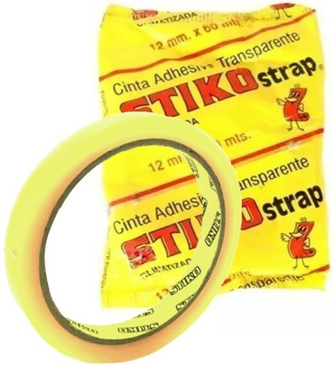 Imagen ilustrativa de Cinta adhesiva Stiko 12mm x 60mts caja x 12