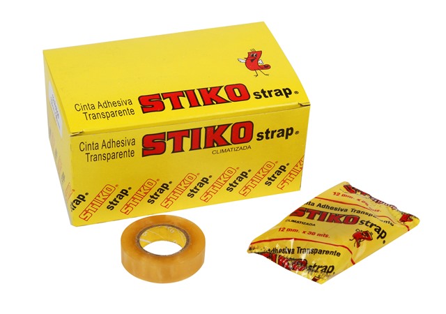Imagen ilustrativa de Cinta adhesiva Stiko 18mm x 25mts caja x 8