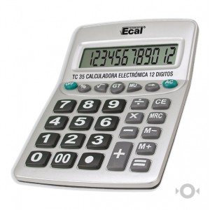 Imagen ilustrativa de Calculadora Ecal TC35 12 Digitos