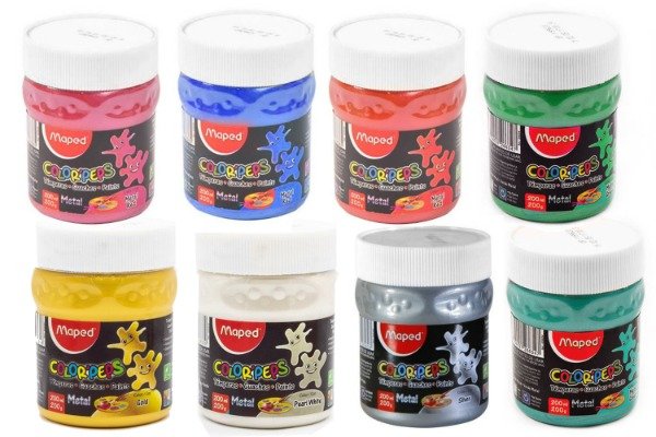 Imagen ilustrativa de Tempera Maped pote x 200 ml Brillante metal