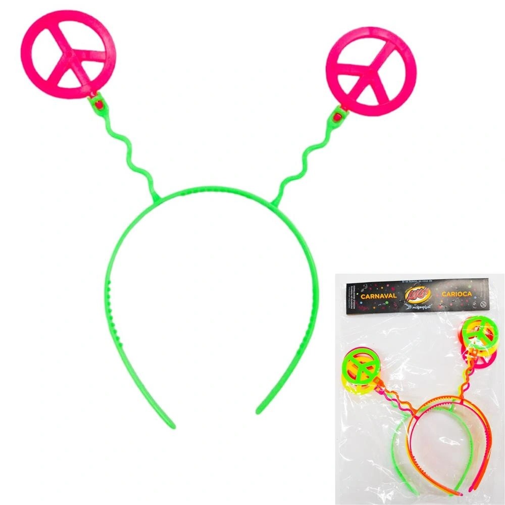 Imagen ilustrativa de VINCHA FLUO PAZ x 4