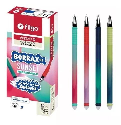Imagen ilustrativa de Lapicera Roller Filgo Borrax SE Sunset azul borrable