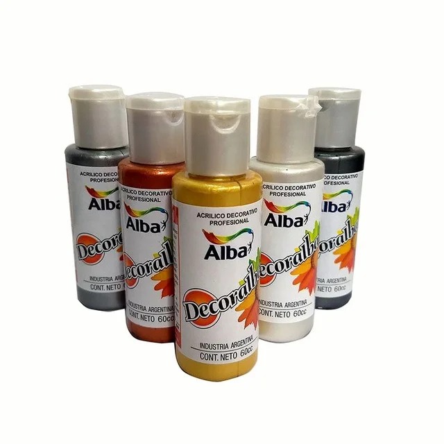 Imagen ilustrativa de Decoralba Acrílico 60 ml colores perlados