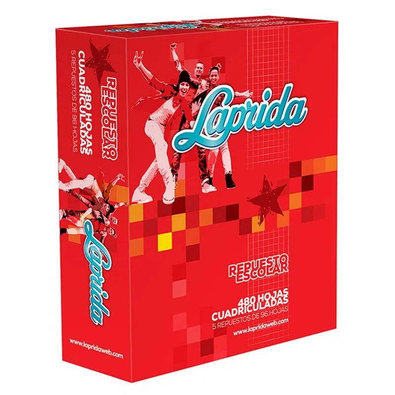 Imagen ilustrativa de Repuesto Laprida N°3 x 480H cuadriculado